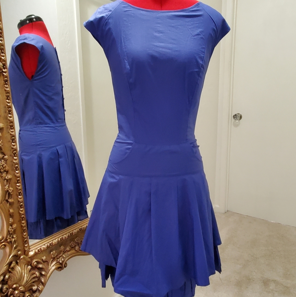 VILA blue mid dress size XS